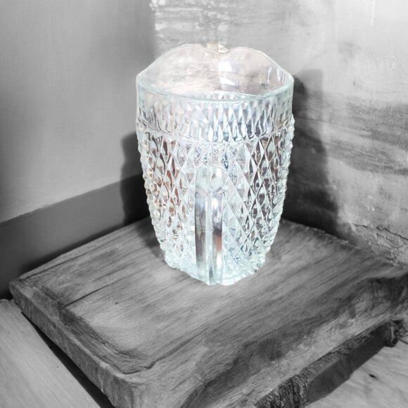 Diamond Point by Indiana Glass Water/Iced Tea Pitcher - 64oz - Vintage - Picture 2 of 6